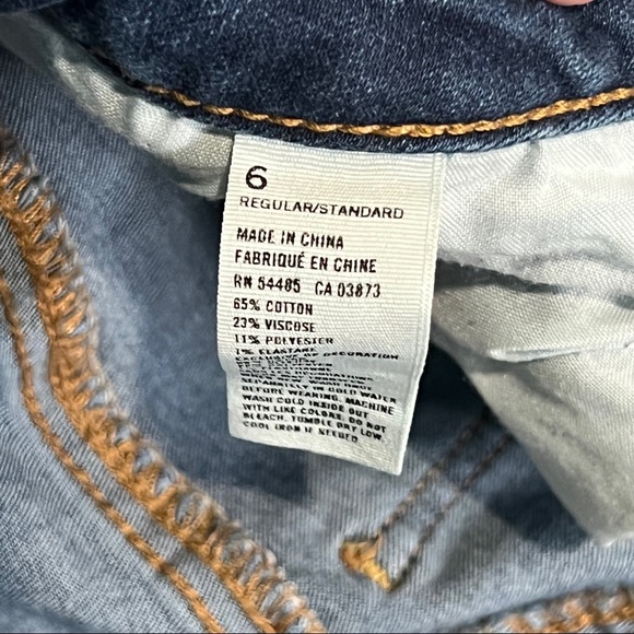 Women’s Factory Distressed American Eagle Outfitters Jeggings - Size 6 - Picture 8 of 8